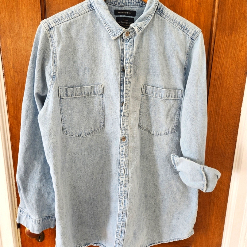 Lucky Brand Boyfriend Denim Shirt